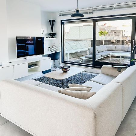 Modern Appartement Centrum Oostende Met Enorm Dakterras Luaran gambar