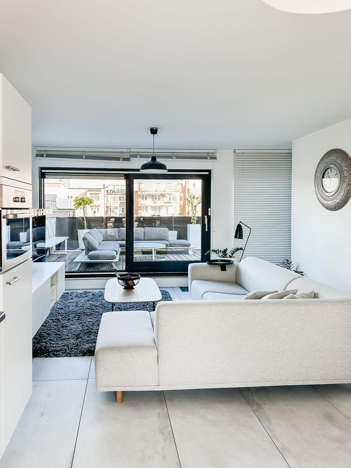 Modern Appartement Centrum Oostende Met Enorm Dakterras Luaran gambar